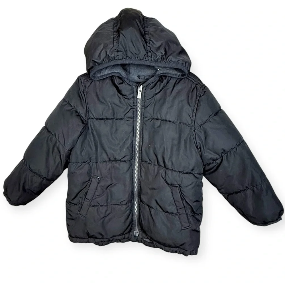 Old Navy Kids Black Puffer Jacket
